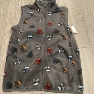 Amazon Essentials Star Wars Gray Fleece Vest